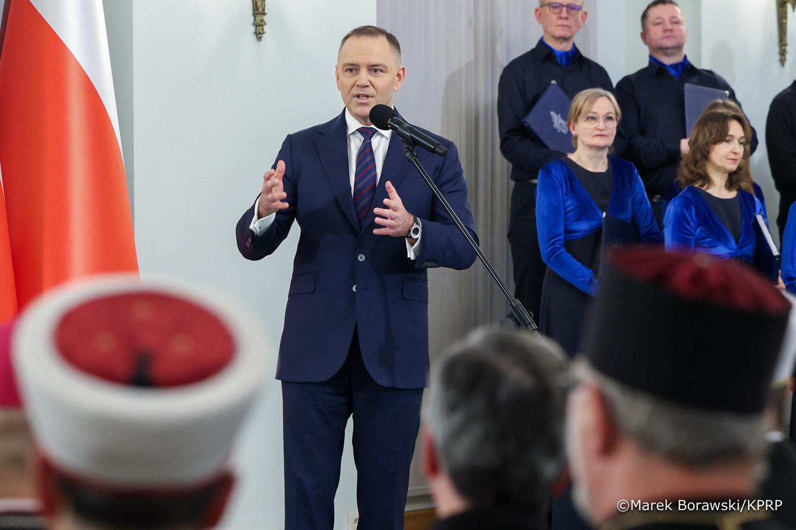 007_Prezydent Karol Nawrocki_Pierwsza Dama Marta Nawrocka_Spotkanie noworoczne z przedstawicielami kościołów i związków wyznaniowych_14-01-2026_MB2_5655.jpg [667.57 KB]