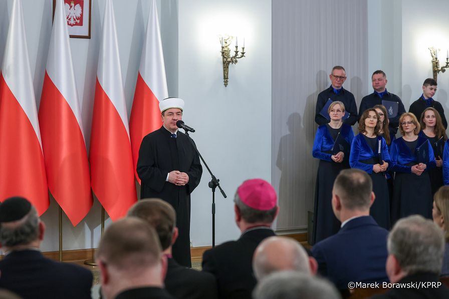 013_Prezydent Karol Nawrocki_Pierwsza Dama Marta Nawrocka_Spotkanie noworoczne z przedstawicielami kościołów i związków wyznaniowych_14-01-2026_MB2_5860.jpg