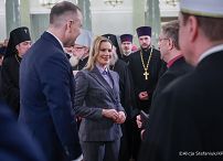 015_Prezydent Karol Nawrocki_Pierwsza Dama Marta Nawrocka_Spotkanie noworoczne z przedstawicielami kościołów i związków wyznaniowych_14-01-2026_7C6A5604.jpg