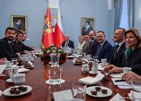 023_Prezydent Karol Nawrocki_Wizyta Prezydenta Czarnogóry Jakova Milatovicia i Małżonki_spotkanie delegacji_14-10-2026_MWB13974.jpg.JPG