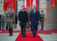 010_Prezydent Karol Nawrocki_Wizyta Prezydenta Czarnogóry Jakova Milatovicia i Małżonki_powitanie_14-10-2026_MWB27782.jpg.JPG