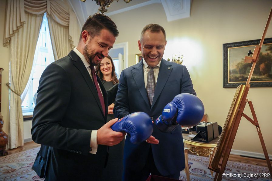 019_Prezydent Karol Nawrocki_Wizyta Prezydenta Czarnogóry Jakova Milatovicia i Małżonki_spotkanie_14-10-2026_MWB13698.jpg.JPG