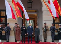 003_Prezydent Karol Nawrocki_Wizyta Prezydenta Czarnogóry Jakova Milatovicia i Małżonki_powitanie_14-10-2026_MB2_5778.jpg.JPG
