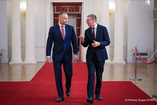 009_Prezydent Karol Nawrocki_Wizyta na Łotwie_poitanie_27-02-2026_MWB23684.jpg.JPG