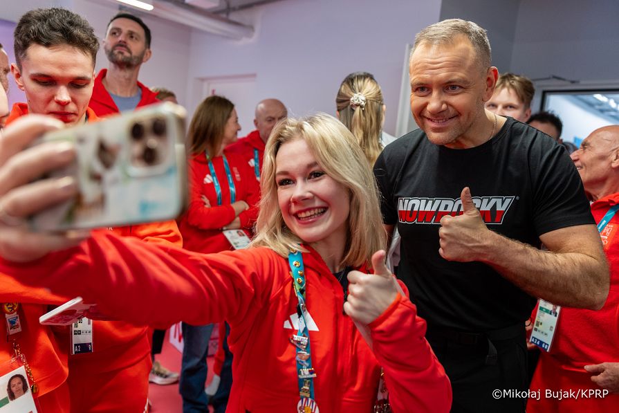 024_Prezydent Karol Nawrocki_Mediolan_Rozpoczęcie zimowych IO 2026 Mediolan_Wizyta wioska olimpiska_ 07-02-2026_MWB17095.jpg.JPG