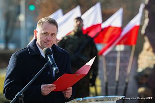 014_Minister Mateusz Kotecki_Ostrołeka_Obchody_Narodowego Dnia Żołnierzy Wyklętych_01-03-2026_PK2_8023.jpg.JPG