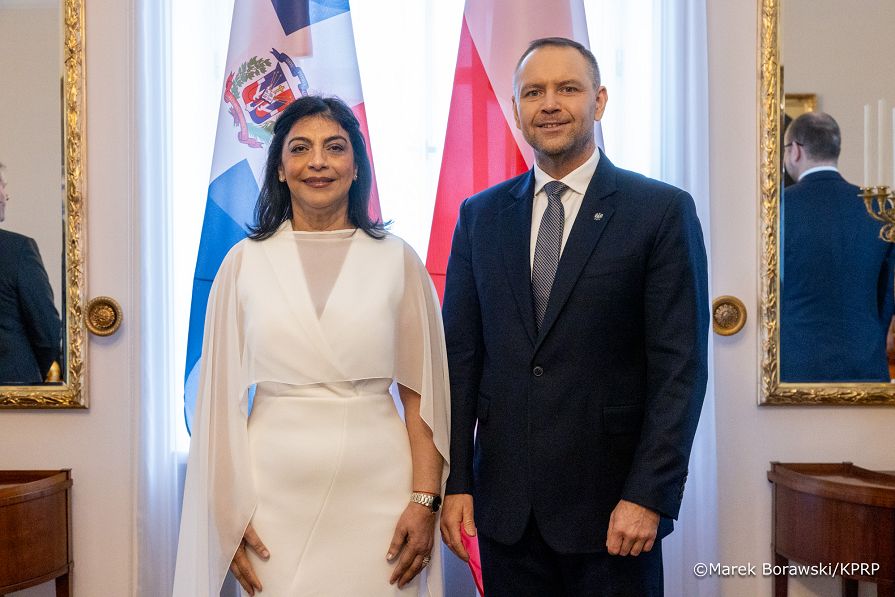 034__Prezydent Karol Nawrocki Ceremonia złożenia listów uwierzytelniających_JE Pani Iris Joseline Pujol Rodriguez, Ambasador Republiki Dominikańskiej w RP_27-03-2026_MB1_6929.jpg.JPG