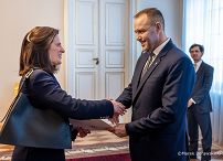017_Prezydent Karol Nawrocki Ceremonia złożenia listów uwierzytelniających_JE Pani Victoria Ortega Gutierrez, Ambasador Królestwa Hiszpanii w RP_27-03-2026_MB1_6352.jpg.JPG