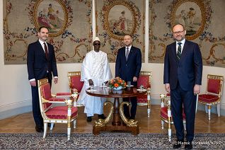 007_Prezydent Karol Nawrocki Ceremonia złożenia listów uwierzytelniających_JE Pan Diamene Diome, Ambasador Republiki Senegalu w RP_27-03-2026_MB1_6083.jpg.JPG