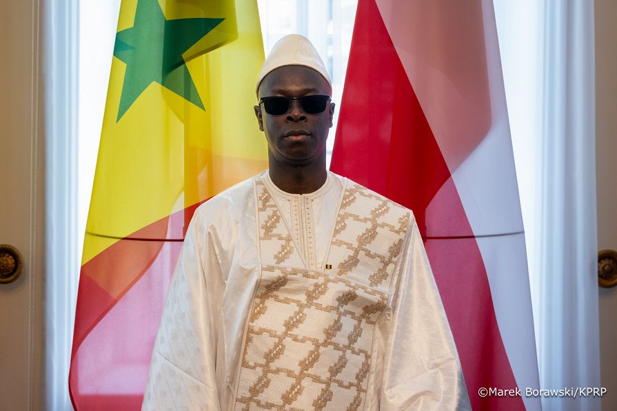 003_Prezydent Karol Nawrocki Ceremonia złożenia listów uwierzytelniających_JE Pan Diamene Diome, Ambasador Republiki Senegalu w RP_27-03-2026_MB1_5957.jpg.JPG