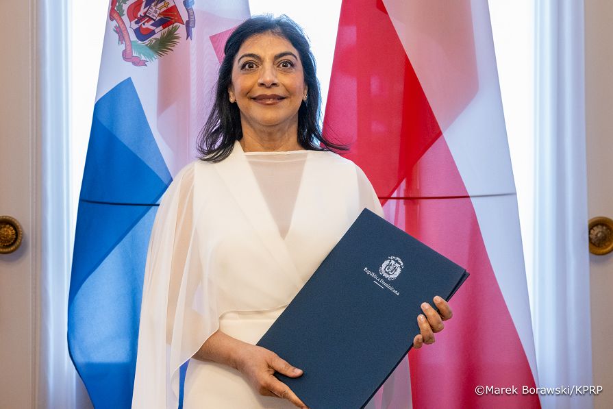 030__Prezydent Karol Nawrocki Ceremonia złożenia listów uwierzytelniających_JE Pani Iris Joseline Pujol Rodriguez, Ambasador Republiki Dominikańskiej w RP_27-03-2026_MB1_6853.jpg.JPG