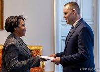 011_Prezydent Karol Nawrocki Ceremonia złożenia listów uwierzytelniających_JE Pani Ibete Fernandez Hernandez, Ambasador Republiki Kuby w RP_27-03-2026_MB1_6158.jpg.JPG