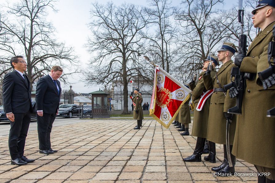 022__Prezydent Karol Nawrocki Ceremonia złożenia listów uwierzytelniających_JE Pan Sira Swangsilpa, Ambasador Królestwa Tajlandii w RP_27-03-2026_MB1_6488.jpg.JPG