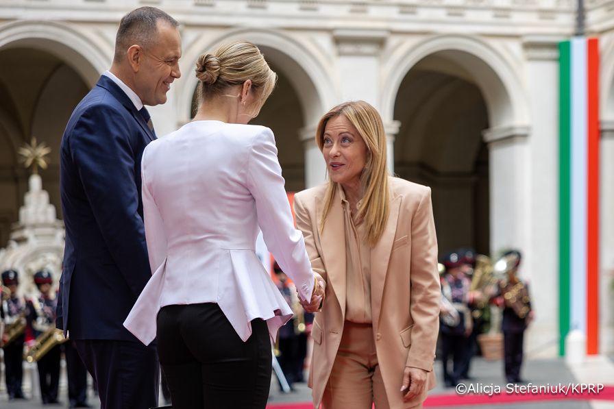 022_A_AS033_Para Prezydencka_Wizyta we Włoszech_Sotkanie z Premier Włoch Giorgią Meloni_18-05-2026_7C6A6618.jpg