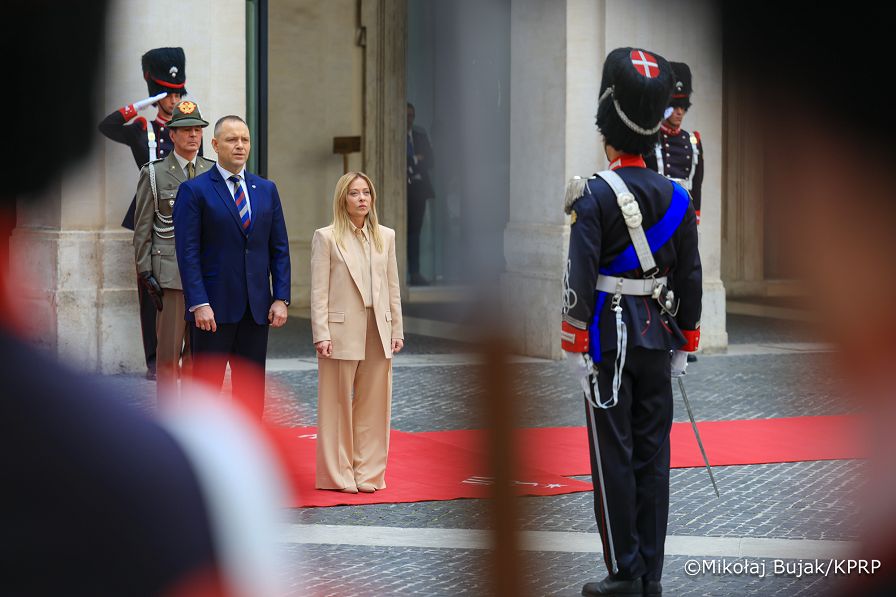 023_Para Prezydencka_Wizyta we Włoszech_Sotkanie z Premier Włoch Giorgią Meloni_18-05-2026_MWB21344.jpg.JPG