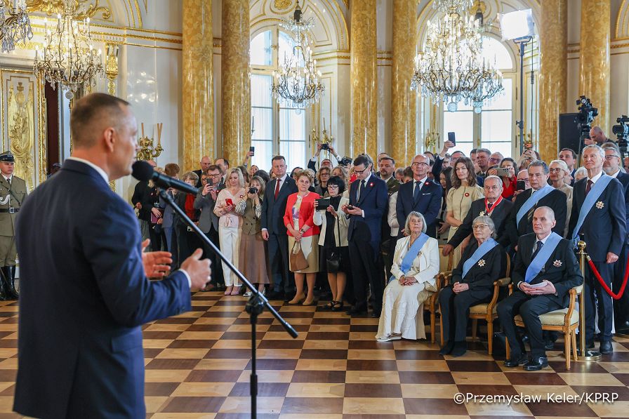 014_Prezydent Karol Nawrocki_Piewsza Dama Marta Nawrocka_Uroczystość wręczenia odznacze państwowych_03-05-2026_PK1_3895.jpg.JPG