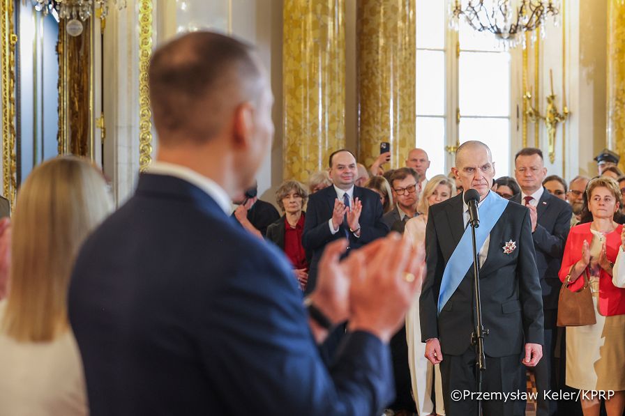 017_Prezydent Karol Nawrocki_Piewsza Dama Marta Nawrocka_Uroczystość wręczenia odznacze państwowych_03-05-2026_PK2_8159.jpg.JPG