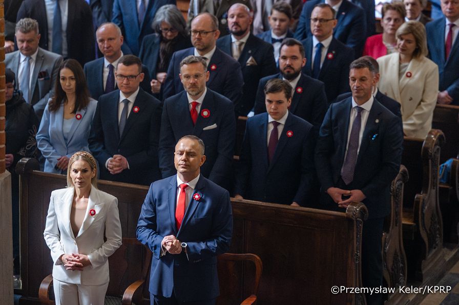 003_Prezydent Karol Nawrocki_Piewsza Dama Marta Nawrocka_Msza Święta za Ojczyznę_03-05-2026_PK2_7321.jpg.JPG