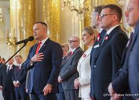 015_Prezydent Karol Nawrocki_Piewsza Dama Marta Nawrocka_Uroczystość wręczenia odznacze państwowych_03-05-2026_PK2_8088.jpg.JPG
