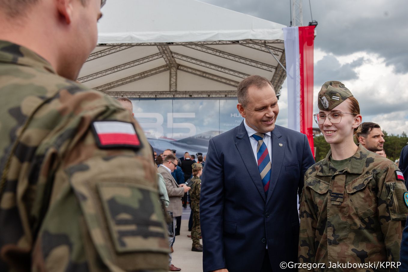 023_Prezydent Karol Nawrocki_Ceremonia oficjalnego przyj.ęcia samolotów F-35 do Sił Zbrojnych RP_12-06-2026_GJB_7389.jpg.JPG