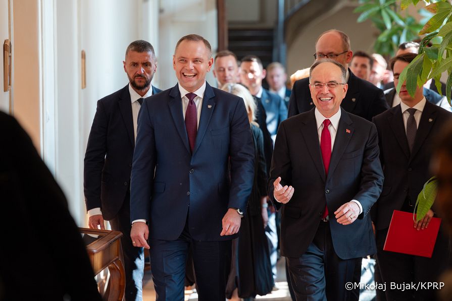 009_Prezydent Karol Nawrocki_70 rocznica Poznańskiego Czerwca_Spotkanie z Prezydentem Albani_Bajram Begaj_28-06-2026_MWB23481.jpg.JPG