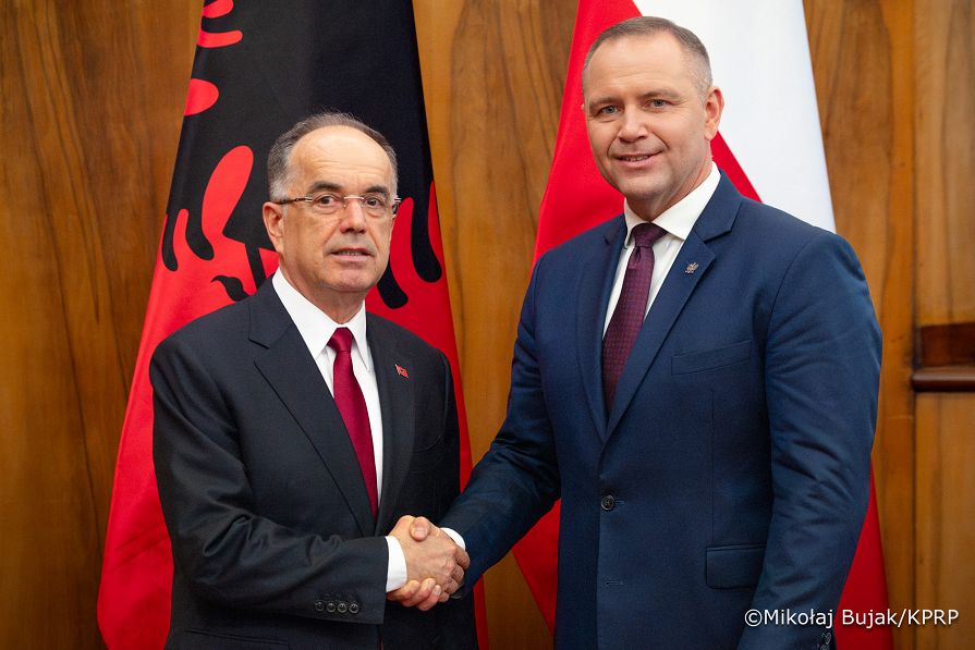 010_Prezydent Karol Nawrocki_70 rocznica Poznańskiego Czerwca_Spotkanie z Prezydentem Albani_Bajram Begaj_28-06-2026_MWB23511.jpg.JPG