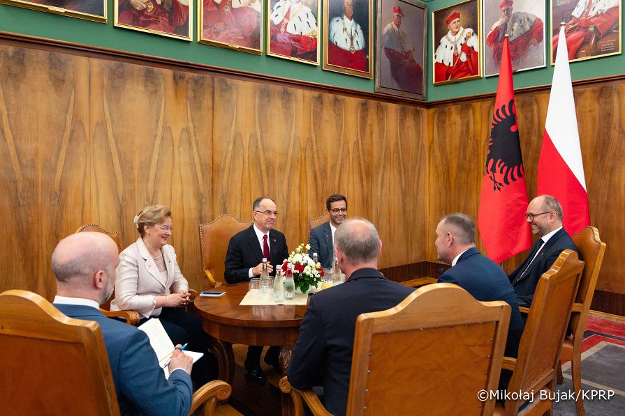 013_Prezydent Karol Nawrocki_70 rocznica Poznańskiego Czerwca_Spotkanie z Prezydentem Albani_Bajram Begaj_28-06-2026_MWB17148.jpg.JPG