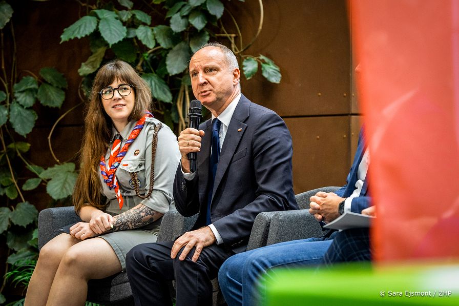 002_Minister_Wojciech_Kolarski_konferencjia_przed_26_Swiatowym_Jamboree_Skautowe_w_Polsce_20260727_ZHP_Jamboree2027_2026_Sara_Ejsmont_12324.jpg