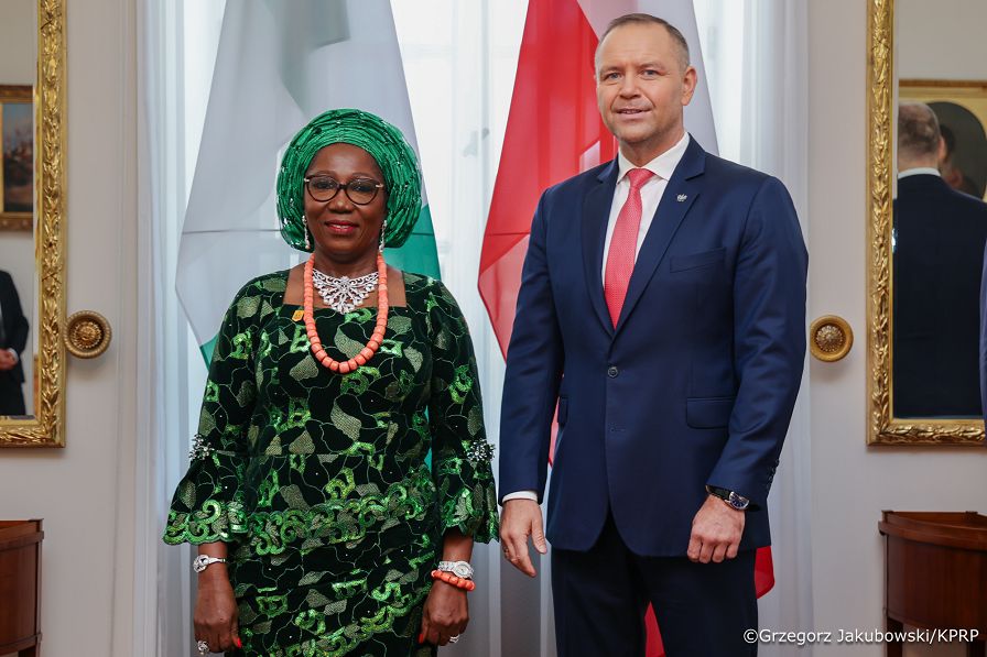 006_Prezydent Karol Nawrocki_Listy uwierzytelniające_Chioma Proscilla Ohakim_Ambasador Federalnej Republiki Nigerii_28-09-2026_GJB_2761.jpg.JPG
