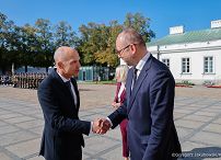 046_Prezydent Karol Nawrocki_Listy uwierzytelniające_JE Pan Jonathan Conlon, JE Pan Andrej Slapničar, Ambasador Republiki Słowenii w RP_28-09-2026_GJB_4172.jpg.JPG