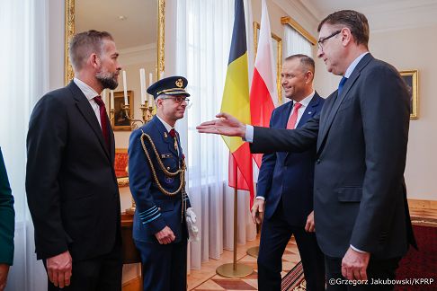 012_Prezydent Karol Nawrocki_Listy uwierzytelniające_JE Pan Philippe Benoit, Ambasador Królestwa Belgii w RP_28-09-2026_GJB_2913.jpg.JPG