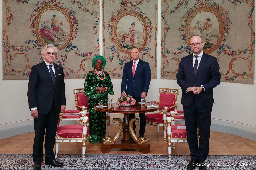 007_Prezydent Karol Nawrocki_Listy uwierzytelniające_Chioma Proscilla Ohakim_Ambasador Federalnej Republiki Nigerii_28-09-2026_GJB_2770.jpg.JPG