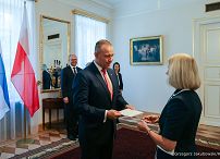 040_Prezydent Karol Nawrocki_Listy uwierzytelniające_JE Pan Jonathan Conlon, JE Pani Maimo Henriksson, Ambasador Republiki Finlandii w RP_28-09-2026_GJB_4069.jpg.JPG