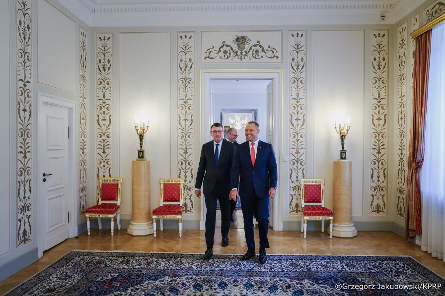 015_Prezydent Karol Nawrocki_Listy uwierzytelniające_JE Pan Philippe Benoit, Ambasador Królestwa Belgii w RP_28-09-2026_GJB_2937.jpg.JPG
